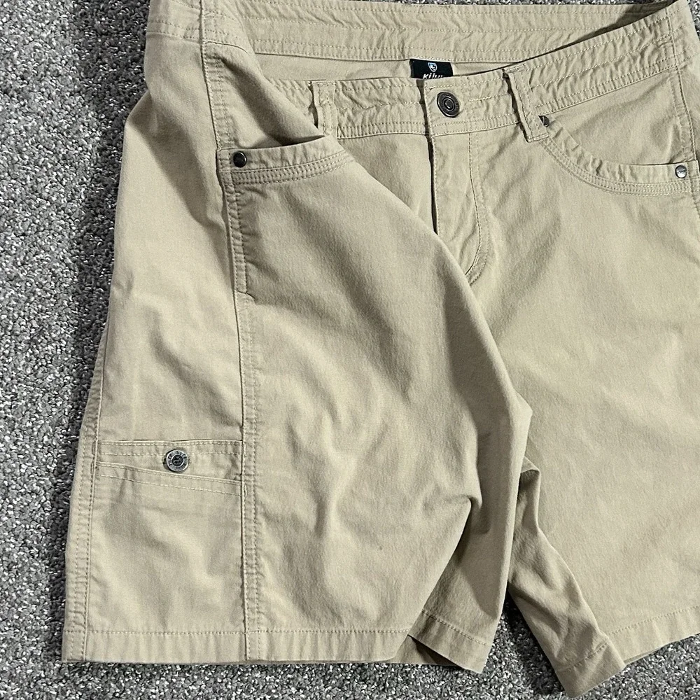 KÜHL Beige Splash Shorts -Women's 12-Hiking Outdoor 6.5